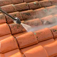 Travaux de nettoyage démoussage et hydrofuge de toiture et façade 10